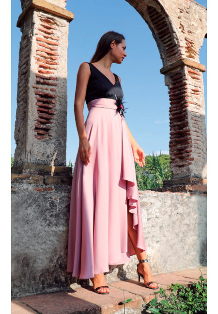 Vestido Fiesta Pluma