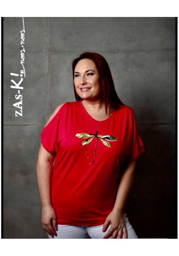 Camiseta Coral Libélula 