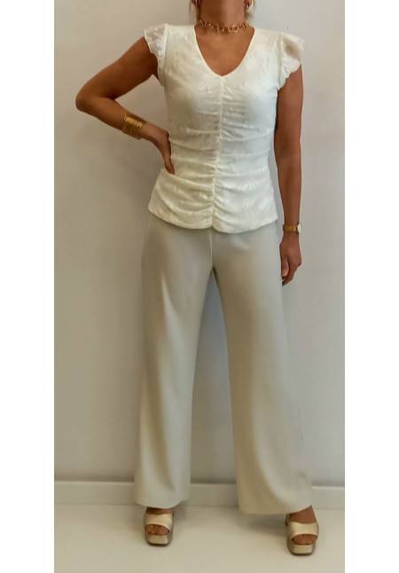 Blusa Blonda Furcida BLANCA