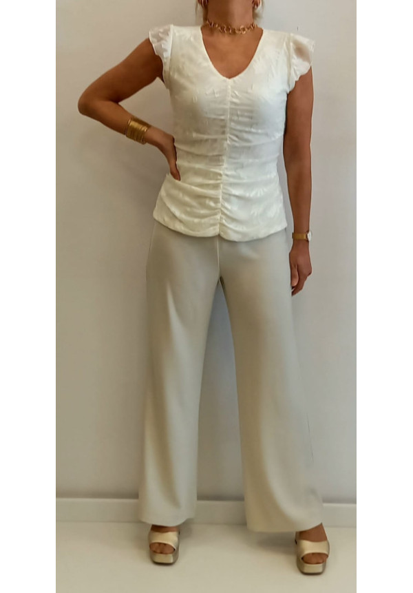 Blusa Blonda Furcida BLANCA