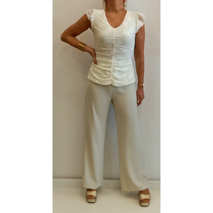 Blusa Blonda Furcida BLANCA