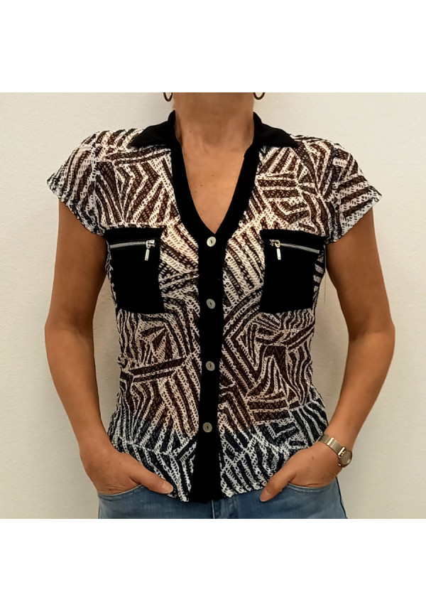 Blusa Crochet BN