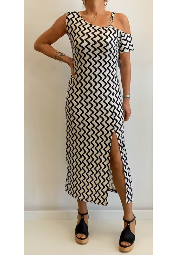 Vestido Largo Est. BN